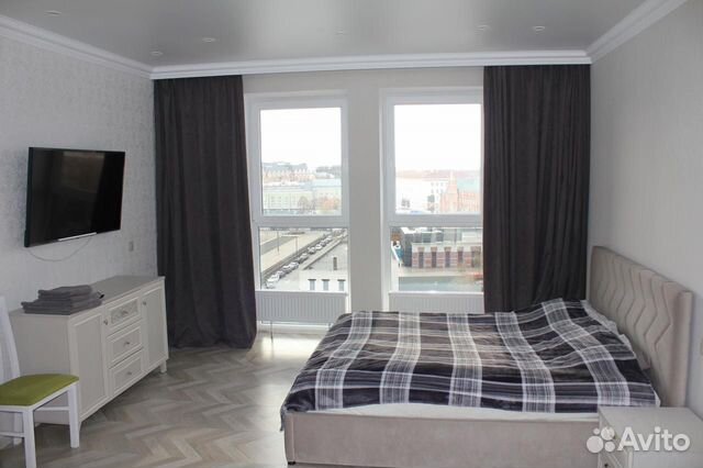 

1-к. квартира, 55 м², 2 кровати