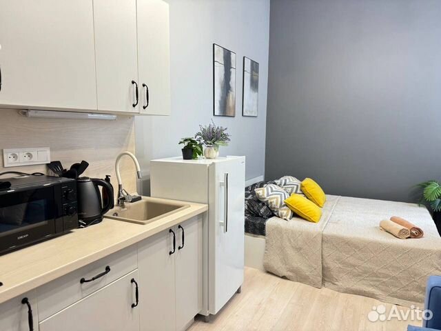 

Квартира-студия, 26 м², 2 кровати