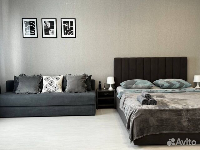

Квартира-студия, 36 м², 2 кровати