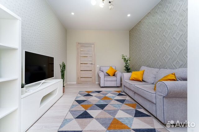 

1-к. квартира, 44 м², 2 кровати
