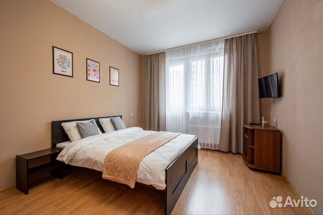 

1-к. квартира, 38 м², 2 кровати