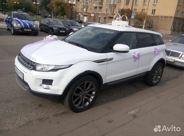 Авто на свадьбу range rover evoque