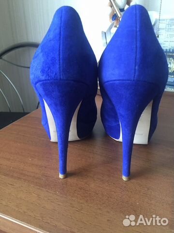 Туфли синие р.39 Туфли синие р.39