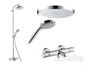Душевая система Hansgrohe Croma 2722300 хром Душевая система Hansgrohe Croma 2722300 хром