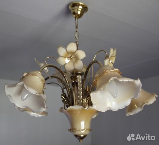 Люстра 5-рожковая Италия