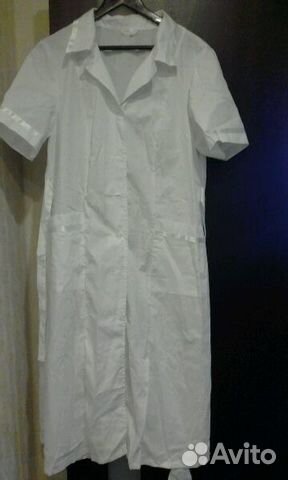 Халат медицинский белый новый