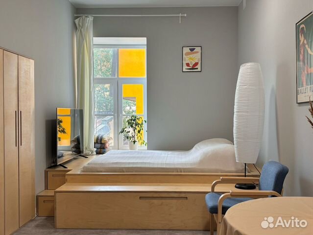 

Квартира-студия, 24 м², 1 кровать