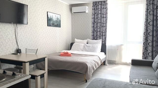 

Квартира-студия, 31 м², 2 кровати