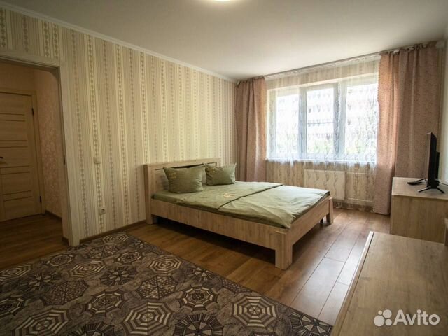 

1-к. квартира, 38 м², 2 кровати