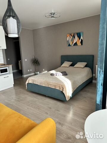 

Квартира-студия, 37 м², 2 кровати