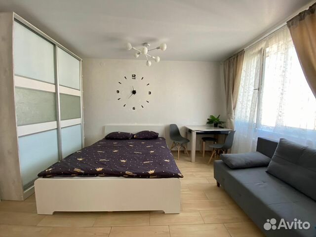 

Квартира-студия, 40 м², 2 кровати