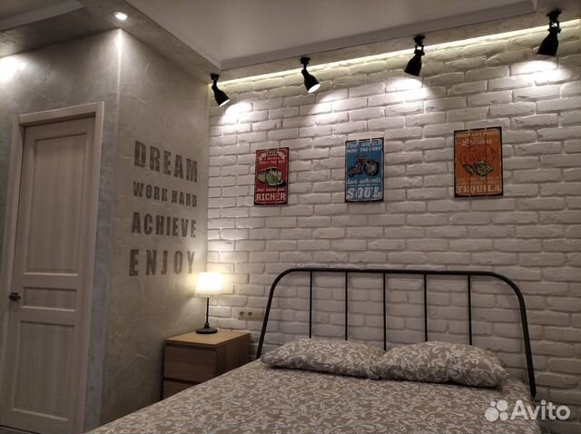 

1-к. квартира, 45 м², 2 кровати