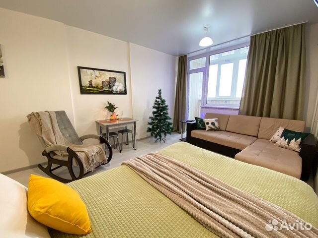 

Квартира-студия, 30 м², 2 кровати