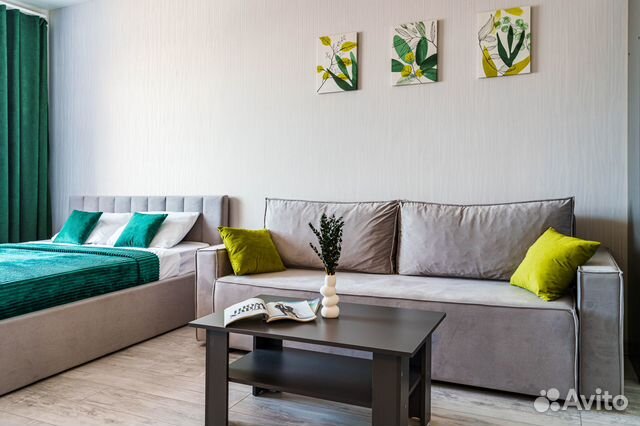 

1-к. квартира, 45 м², 2 кровати