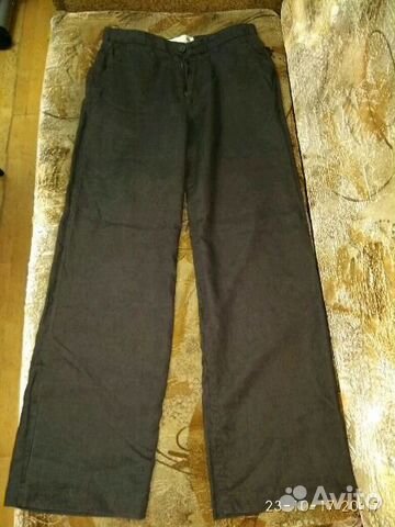 Брюки льняные женские