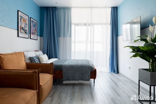 

Квартира-студия, 30 м², 3 кровати