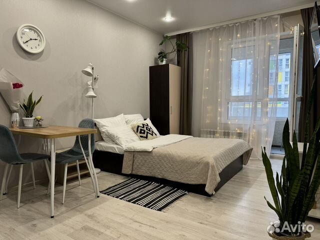 

Квартира-студия, 28 м², 2 кровати