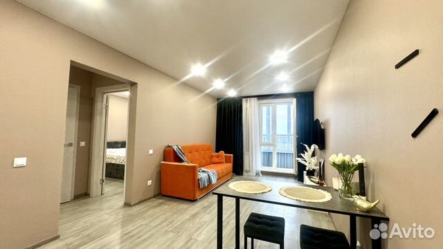 

2-к. квартира, 52 м², 2 кровати