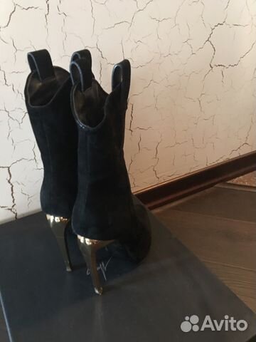 Сапоги замшевые Giuseppe Zanotti Dezign Сапоги замшевые Giuseppe Zanotti Dezign