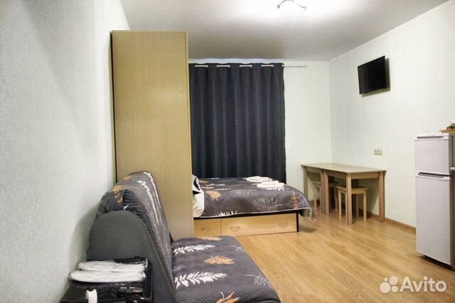 

Квартира-студия, 25 м², 2 кровати