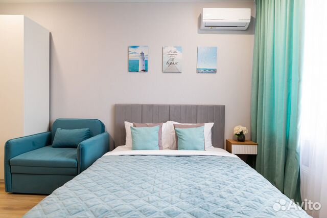 

Квартира-студия, 26 м², 2 кровати