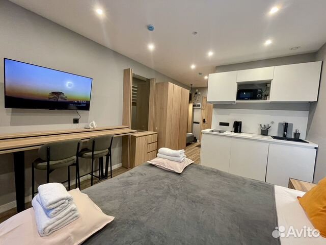 

Квартира-студия, 24 м², 2 кровати