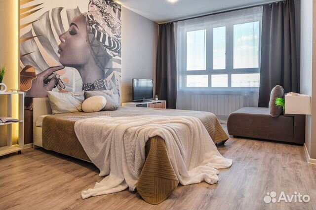 

1-к. квартира, 42 м², 2 кровати