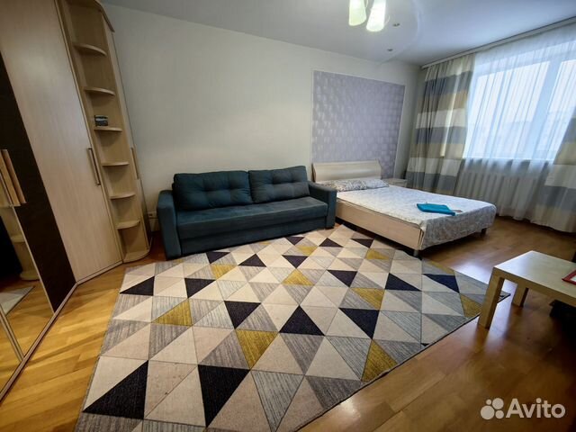 

1-к. квартира, 46 м², 2 кровати