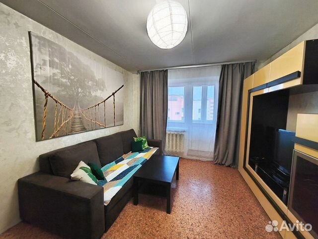 

1-к. квартира, 38 м², 2 кровати