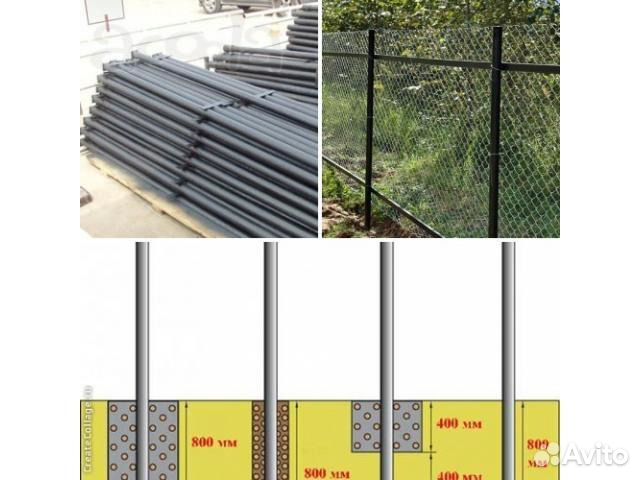 Столбы Для Забора Металлические Цена В Спб