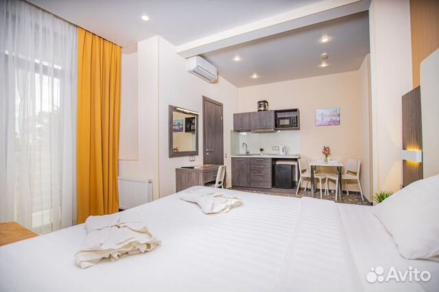 

Квартира-студия в апарт-отеле, 31 м², 2 кровати