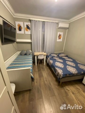 

Квартира-студия, 25 м², 2 кровати