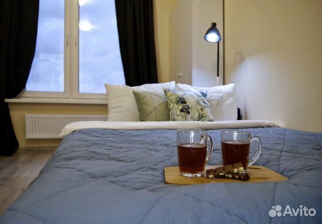 

1-к. квартира, 45 м², 2 кровати