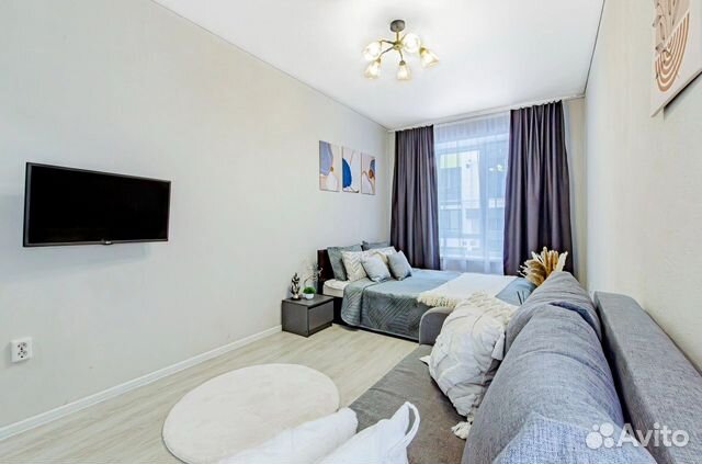 

1-к. квартира, 37 м², 2 кровати