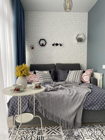 

1-к. квартира, 53 м², 3 кровати