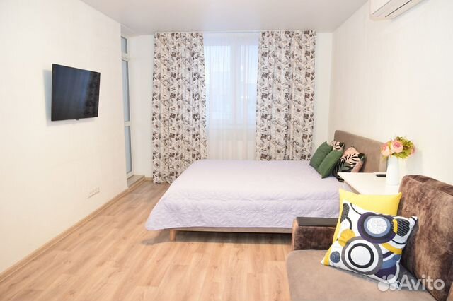 

1-к. квартира, 40 м², 2 кровати
