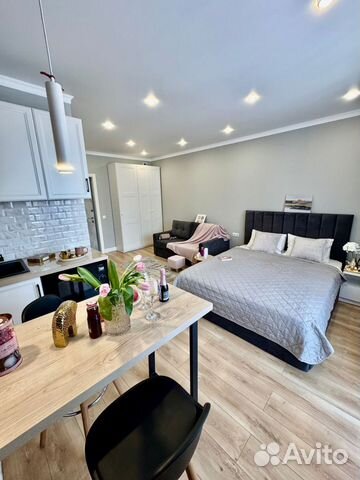 

Квартира-студия, 28 м², 2 кровати