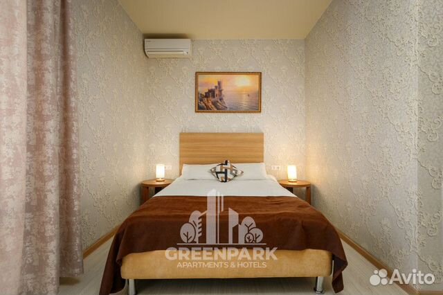 

Квартира-студия в апарт-отеле, 35 м², 3 кровати