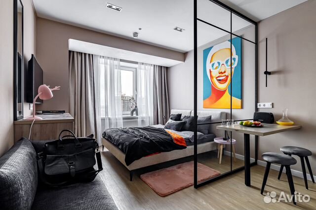 

Квартира-студия, 22 м², 1 кровать