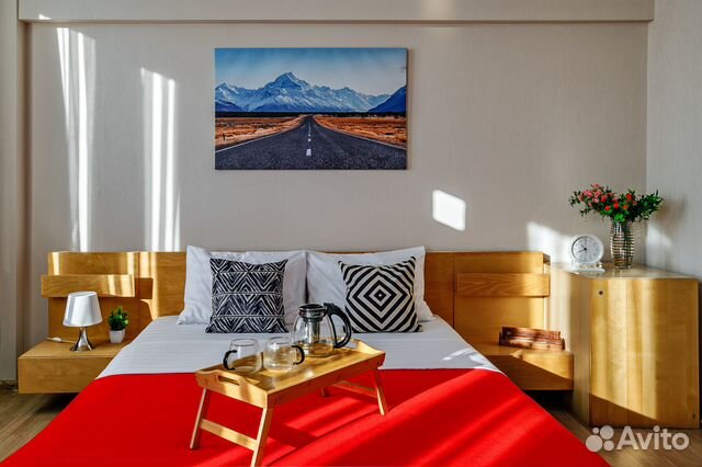 

1-к. квартира, 44 м², 2 кровати