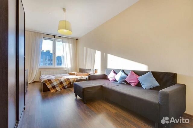 

1-к. квартира, 45 м², 2 кровати