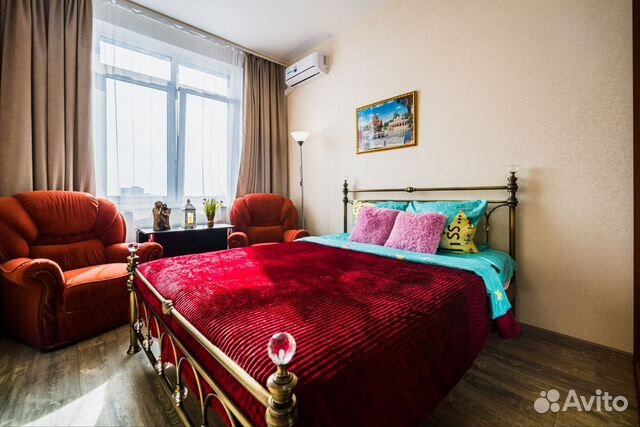 

1-к. квартира, 45 м², 3 кровати