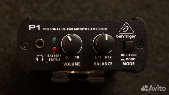 Behringer P1 ушной мониторинг