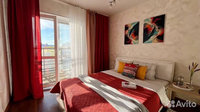 

1-к. квартира, 34 м², 2 кровати