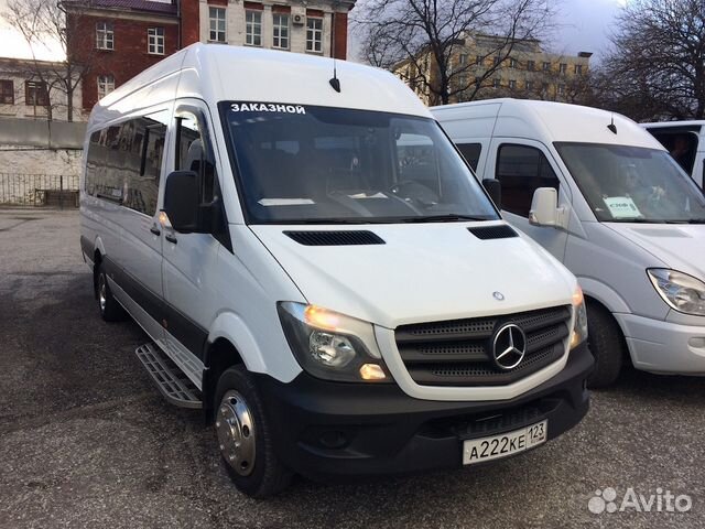 Заказ Микроавтобуса Mersedes Sprinter 19 мест 2015