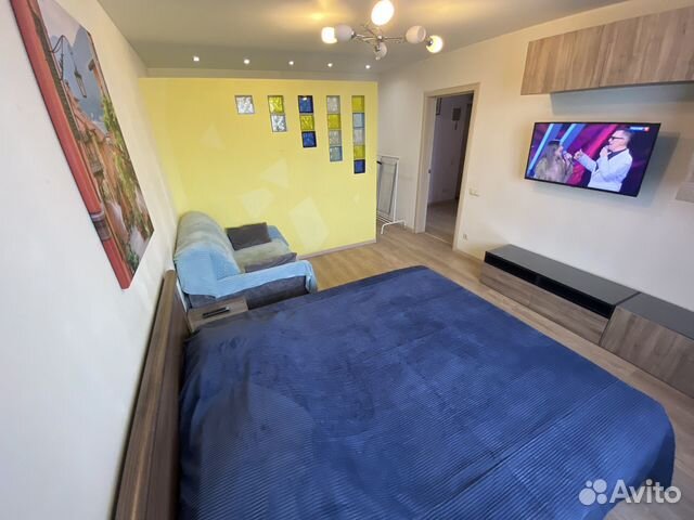 

1-к. квартира, 38 м², 2 кровати