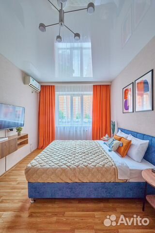 

1-к. квартира, 41,5 м², 2 кровати