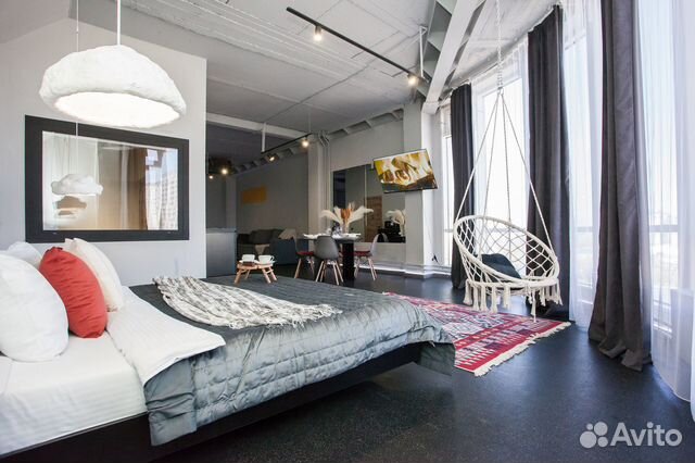 

Квартира-студия в апарт-отеле, 55 м², 2 кровати