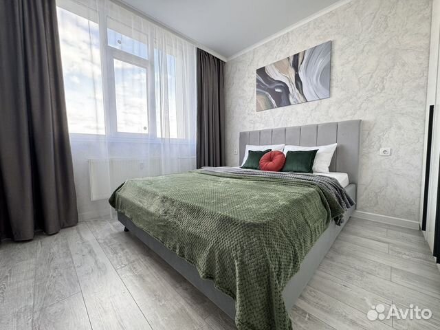 

1-к. квартира, 44 м², 2 кровати