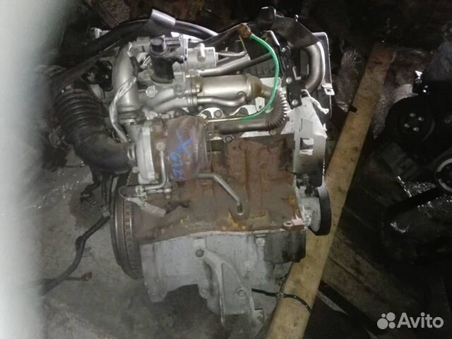 Двигатель Nissan Qashqai 08 г. K9K 1.5 DCi турбо